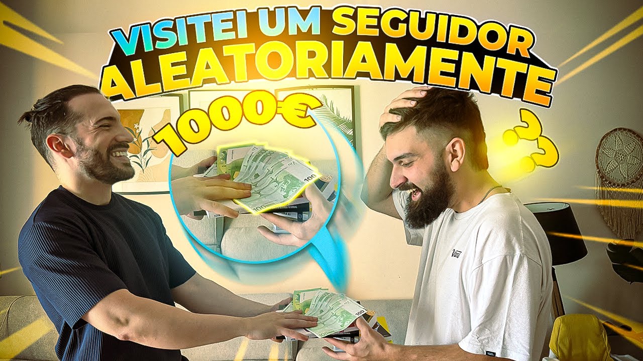 Fiz uma Surpresa a um Seguidor Aleatório