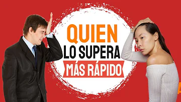 ¿Los hombres superan antes las rupturas?