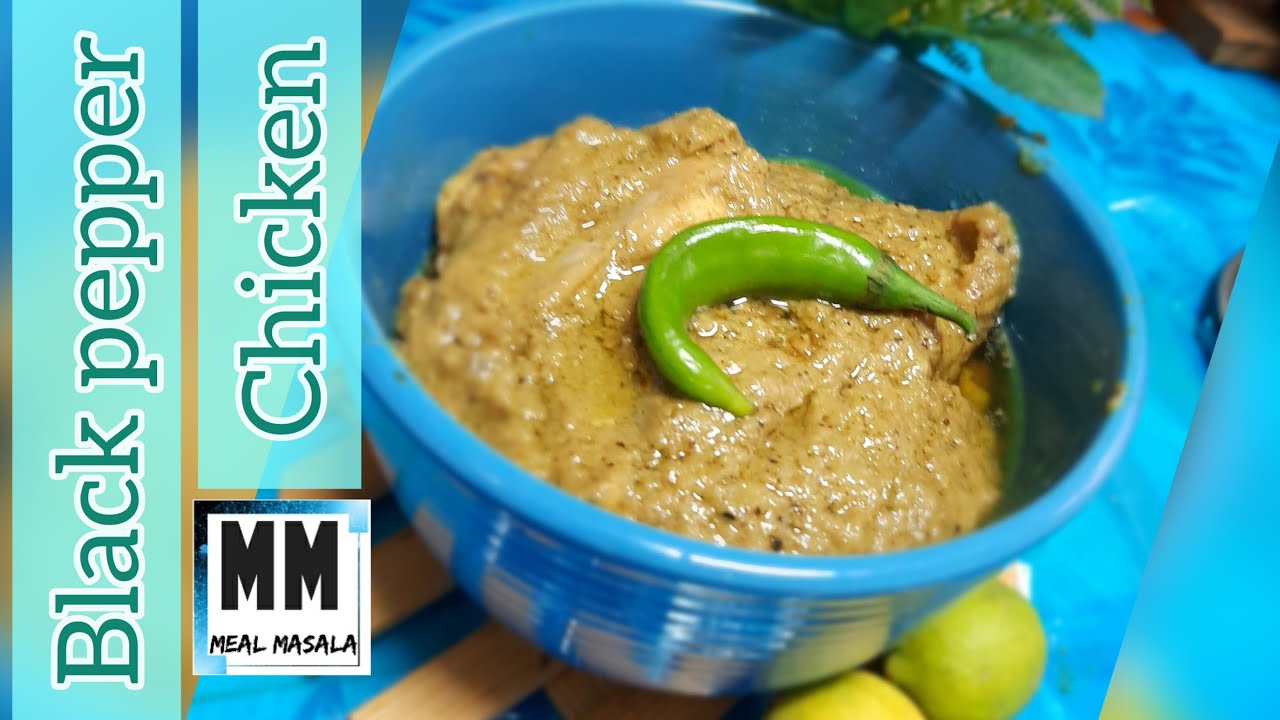 Black pepper chicken YouTube