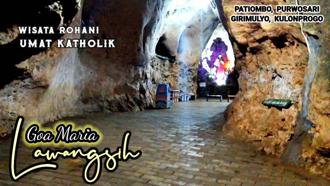 Jalan menuju Goa Maria Lawangsih via Kaligesing Purworejo