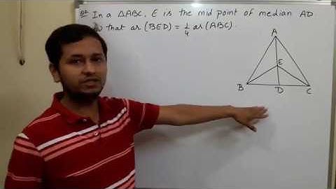 Areas of parallelograms and triangles exercise 9.3 Q2 ncert class 9