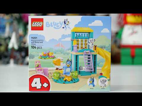 LEGO Bluey 11201 Playground Fun with Bluey and Chloe Speed Build