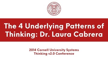 Dr. Laura Cabrera explains the four underlying patterns of thinking | Academic Conferences