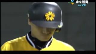 20120526 CPBL 林晨樺三振後拉弓