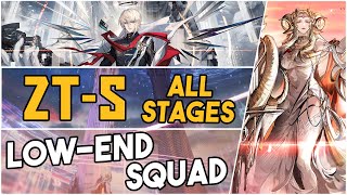 All ZT-S Stages   Challenge Mode | Low End Squad |【Arknights】