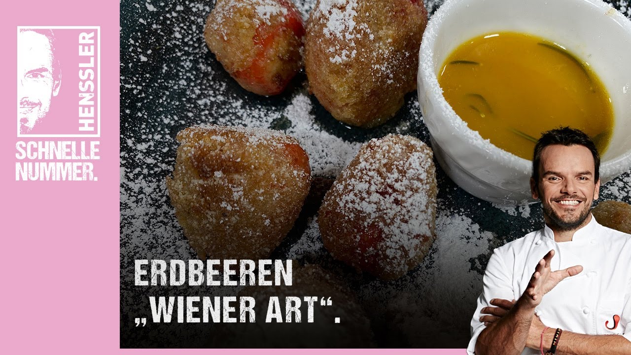Schnelles Erdbeeren "Wiener Art" Rezept von Steffen Henssler
