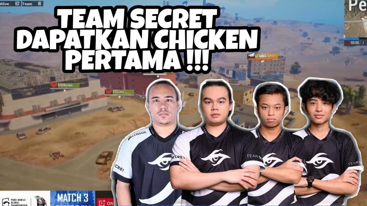 TEAM SECRET GEGARKAN PENTAS DUNIA!!! CHICKEN DINNER PERTAMA | PMGC 2020 SUPERWEEKEND 1 DAY1 MATCH 3