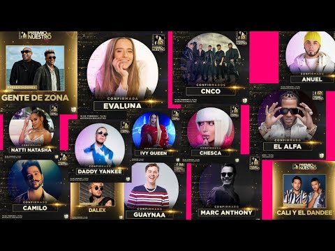 Resultado de imagen para premios lo nuestro confirmados