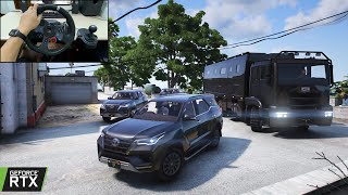 Protecting MAFIA CONVOY Dealing Drug in GTA 5 | Toyota Fortuner CONVOY Gameplay