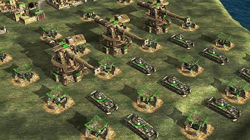 GLA BOSS vs 7 INSANE Air Force - Command & Conquer Generals Contra X Beta