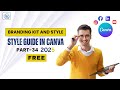Branding Kit And Style Guide in Canva || 2025