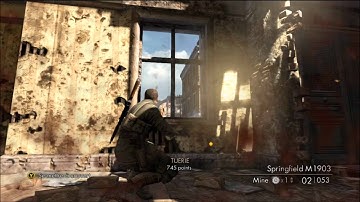 [EPIC] Sniper Elite v2 No Scope Across the map :D
