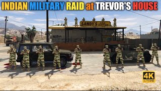 GTA 5 - Indian Military Raid at Trevor's House | Indian Military Convoy