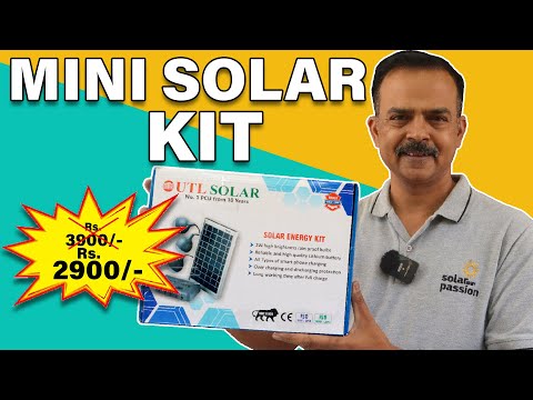 Solar kit | Solar lighting kit | Solar home lighting kit | Mini solar