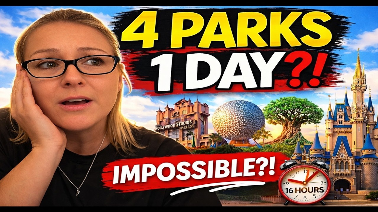 We Tried to Do All 4 Disney World Parks in One Day