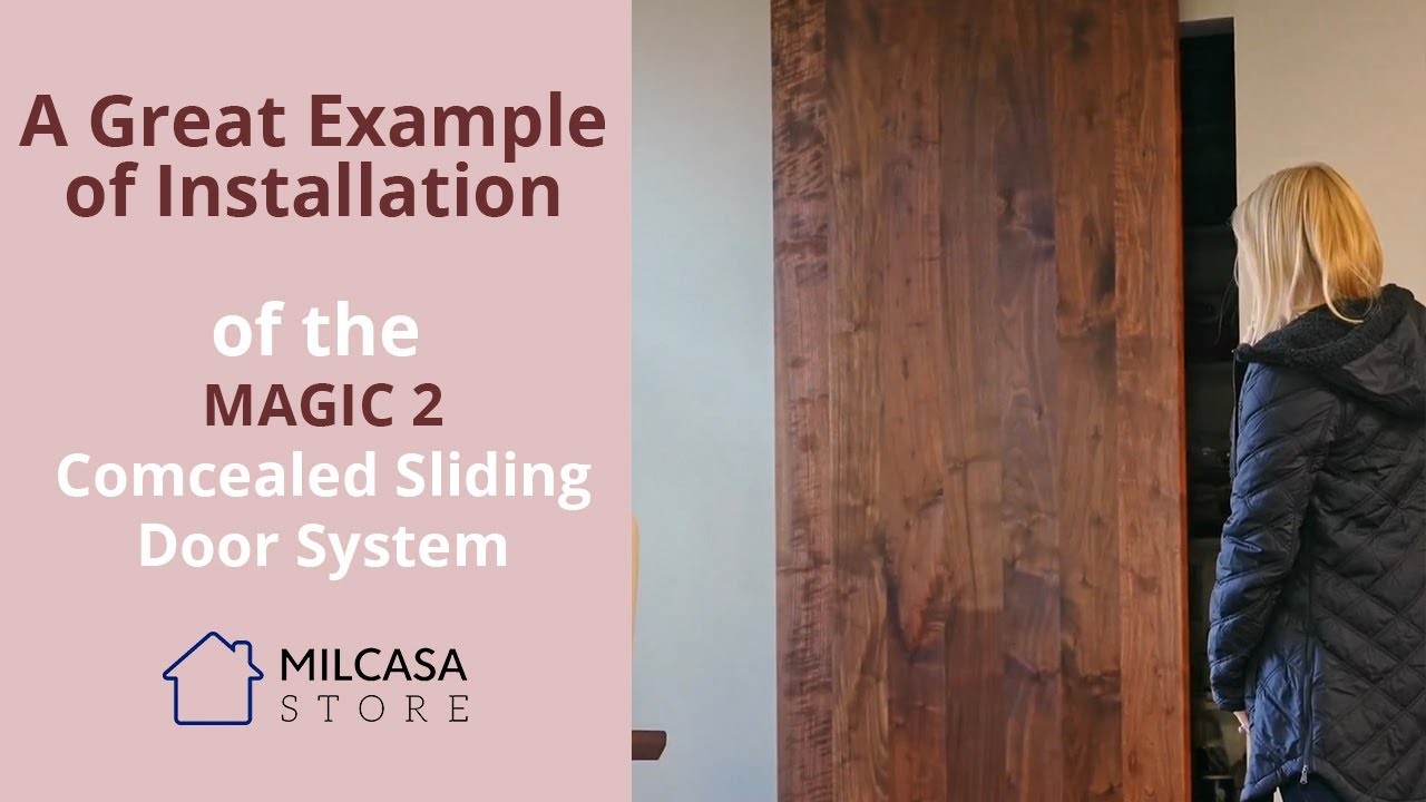 Milcasa Store - Magic 2 Concealed Sliding Door System - How Does It ...