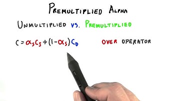 Premultiplied Alpha - Interactive 3D Graphics