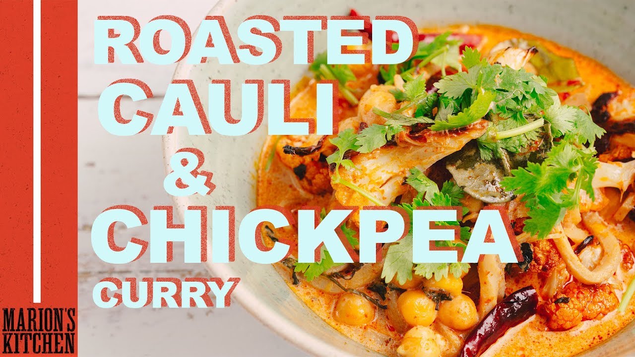 ⁣Roasted Cauli & Chickpea Curry - Marion's Kitchen