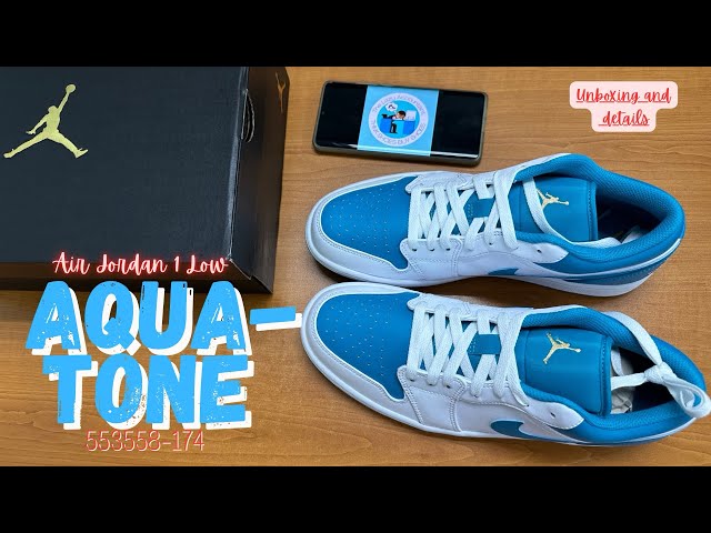 Unboxing for Legend: 2023 Air Jordan 1 Low 'AQUATONE' - YouTube