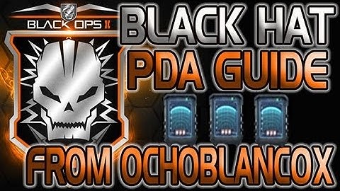 Black Ops 2 How to use the Black Hat PDA by Ochoblancox