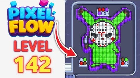 Pixel Flow Level 142 Walkthrough