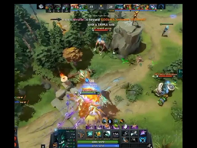 MIRACLE 1V5 RAMPAGE @DotaWatafak @dota2 @dotatvru @DotaCinema class=