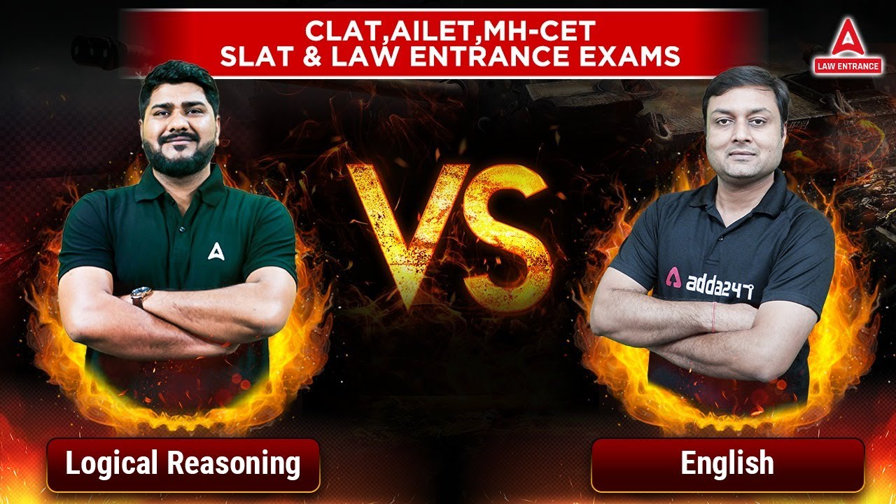 Law Logical Reasoning VS Law English | Clat | Ailet | Mh cet | Slat ...