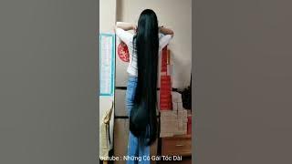 super long silky hair of Lan Yan china