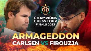 Magnus Carlsen vs. Alireza Firouzja Battle In A Wild Armageddon