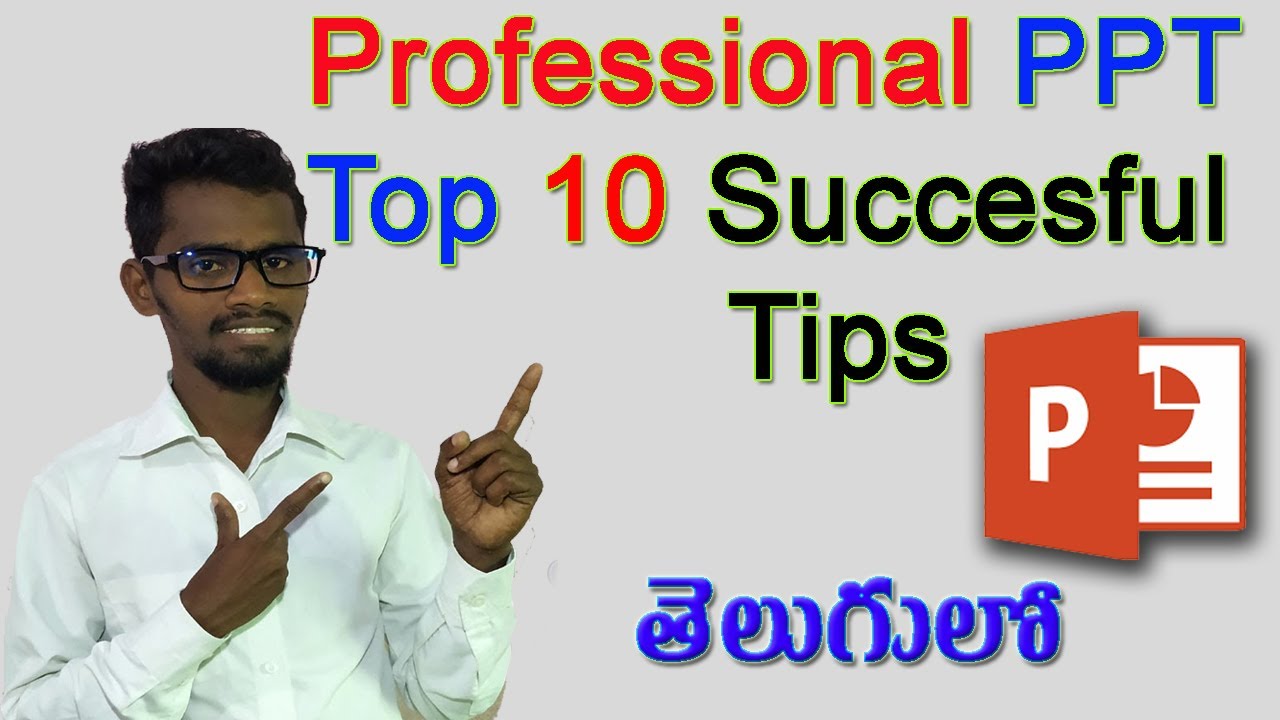 how to prepare ppt presentation in telugu