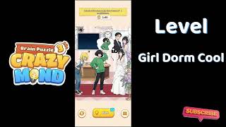 Brain Puzzle 3 Crazy Mind Girl Dorm Cool Walkthrough | Solutionguruji🔥