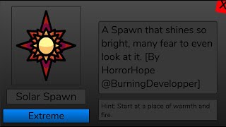 Solar Spawn [Find The Spawns]
