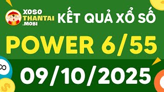 XS Vietlott hôm nay 9\/10\/2025 - Xổ số Power 6\/55 - XS Vietlott 6\/55 Thứ 5 ngày 9 tháng 10