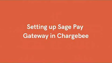 Configure Sage Pay Payment Gateway
