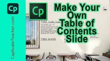 Adobe Captivate - Make Your Own Table of Contents Slide