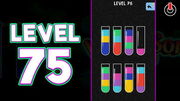 Water Color Sort Level 75 Solution