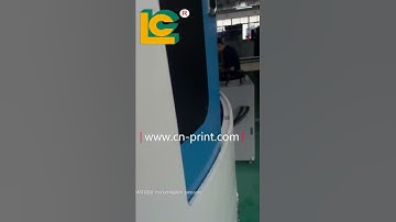 CNC310 plastic bottle 3 colors automatic UV screen printing machine with full servo motor