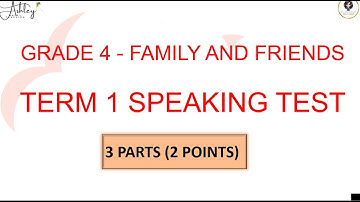 SPEAKING TEST I  GRADE 4 (ÔN TẬP KIỂM TRA NÓI)