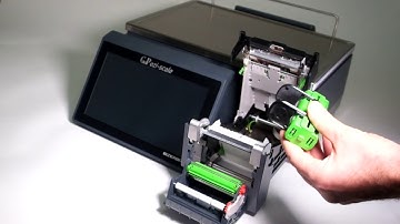 Replacing an Ezi Scale Label Roll