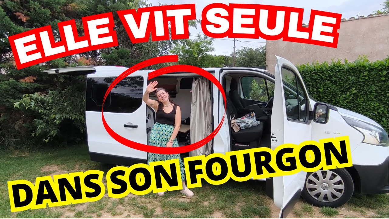 ELLE VIT SEULE dans son FOURGON AMÉNAGÉ - PRESENTATION VAN - SÉRIE FEMMES AU VOLANT - #VANLIFE