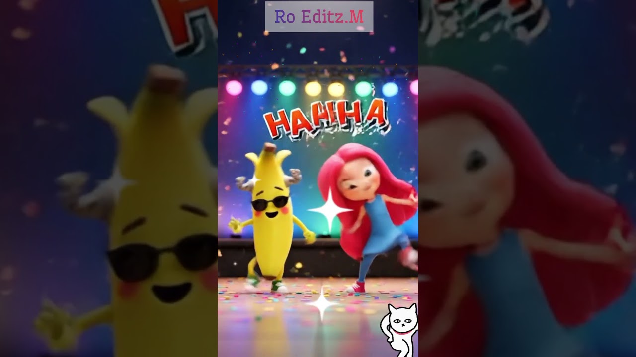 Funniest Banana Dance Battle! 🍌 Crazy Cartoon Short for Kids 😂