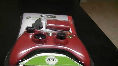 Red 360 Limited Edition Controller Unboxing