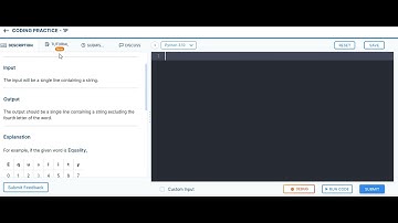Skip the fourth character (coding practice 1F)  #ccbp4 #nextwavemultimedia