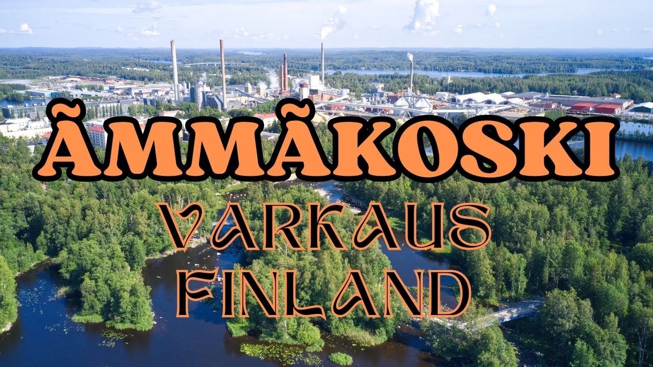 Ämmäkoski Through the Seasons: A Year in Varkaus, Finland (Drone Footage)