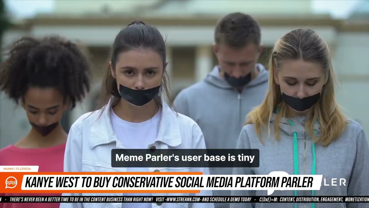 📣 Kanye West to buy conservative social media plataform Parler.