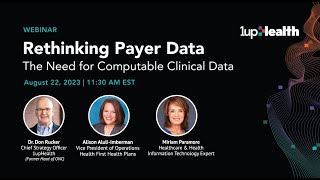 Webinar: Rethinking Payer Data: The Need for Computable Clinical Data