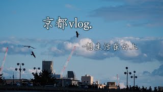 京都VLOG独自旅行最幸福的时刻漫长的徒步后看到最美的风景阴天也有阴天的快乐i人的京都行完美收官