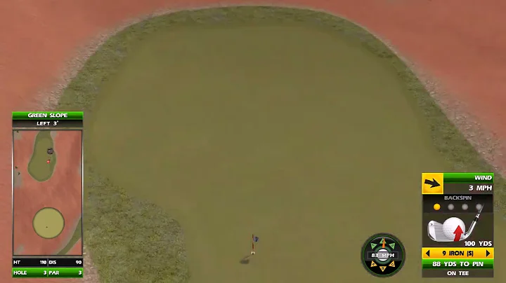 Golden Tee Great Shot on Safari Dunes!