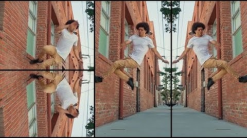 [프리미어] 거울에 비친 영상 만들기