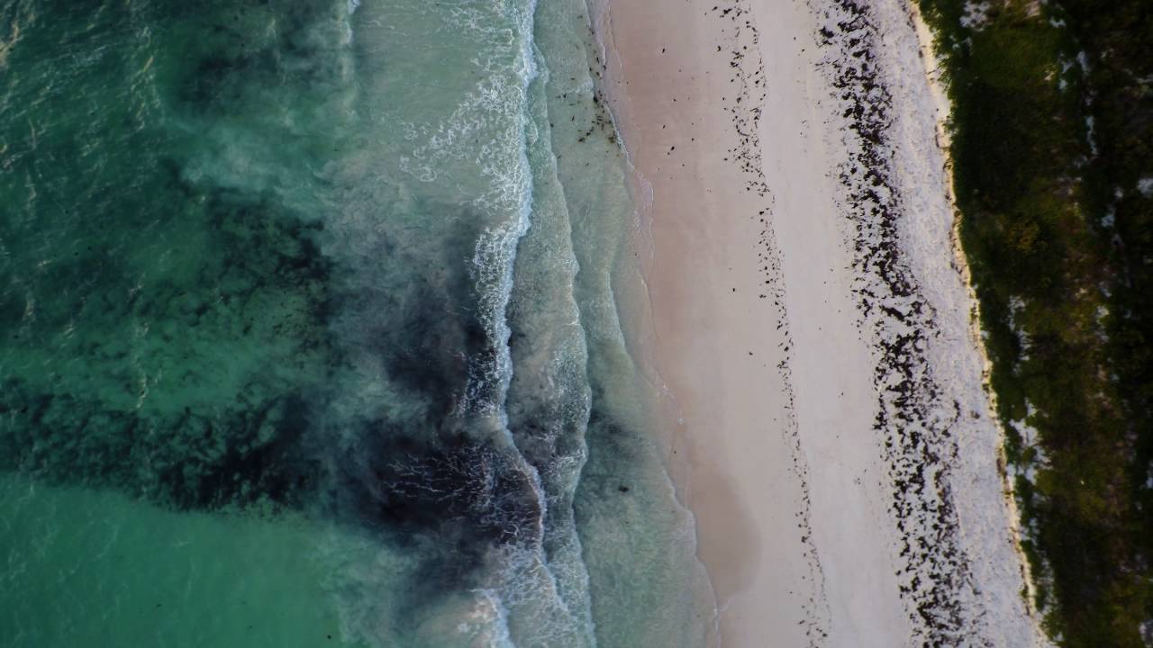 Hangover Bay in Nambung, Western Australia via drone - YouTube